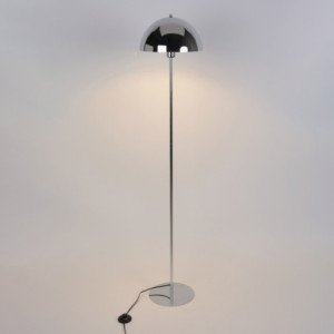 Lampadaire métal silver Corep ICONE H150cm.