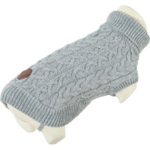 PULL JACQUARD T45 GRIS