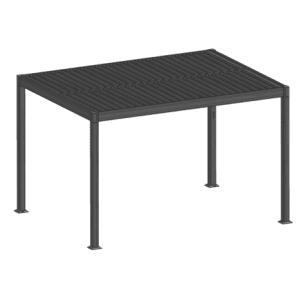TONNELLE BIOCLIMATIQUE EN ACIER 3X4M