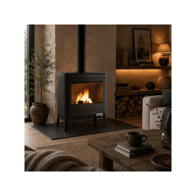 Poêle à bois en fonte KAZAN - 9 kW