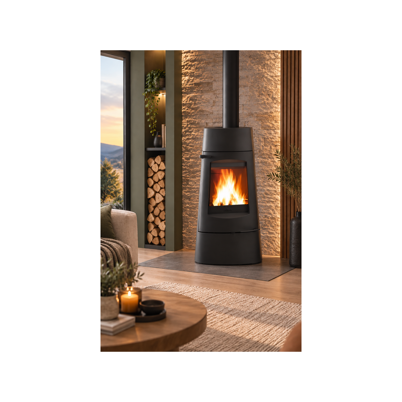 Poêle à bois en fonte ARATOS - 8 kW