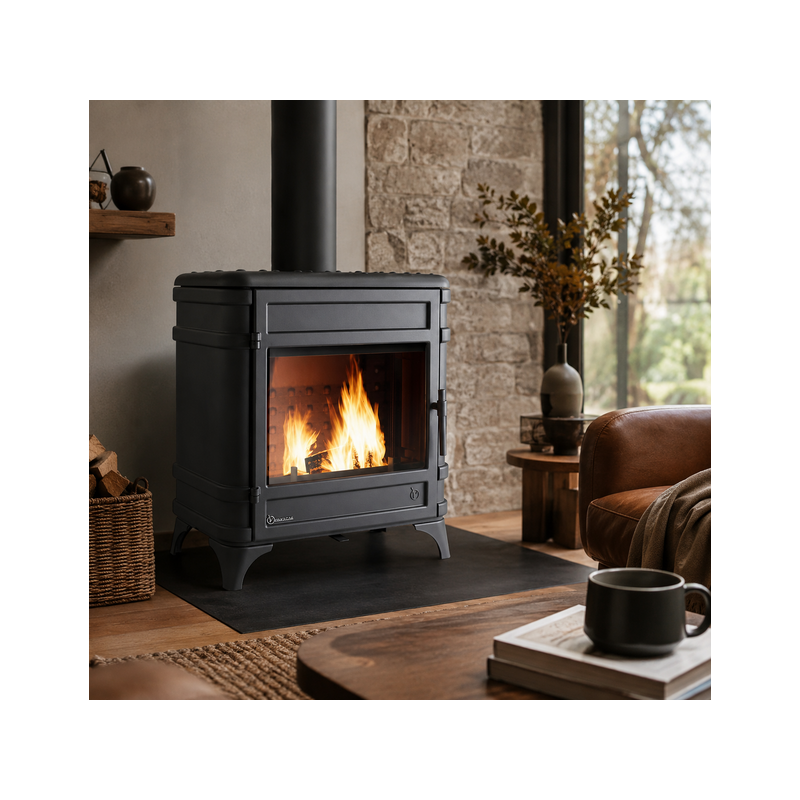 Poêle à bois en fonte SIAM - 12 kW