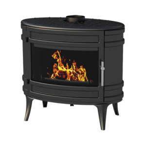 Poêle à bois en fonte MANDOR - 12 kW