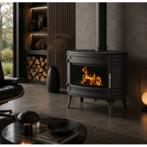 Poêle à bois en fonte MANDOR - 12 kW