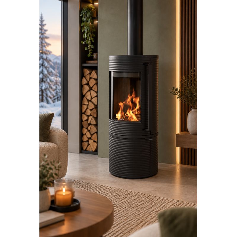 Poêle à bois en fonte ALTARA- 7 Kw