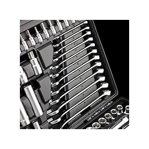 Coffret de douilles/Embouts/Clé 216 pièces