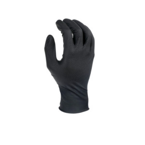 BOITE DE 50 GANTS NITRILE NOIR T8/M