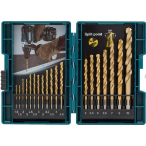 COFFRET 19 FORETS METAL HSS-TIN