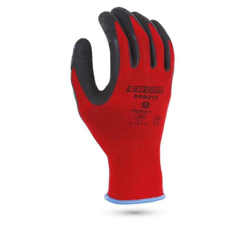 GANTS TOUS TRAVAUX ROUGE ET NOIR CROSS T9