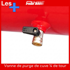 COMPRESSEUR VERTICAL SILENCIEUX 50L - 2CV - 8 bar
