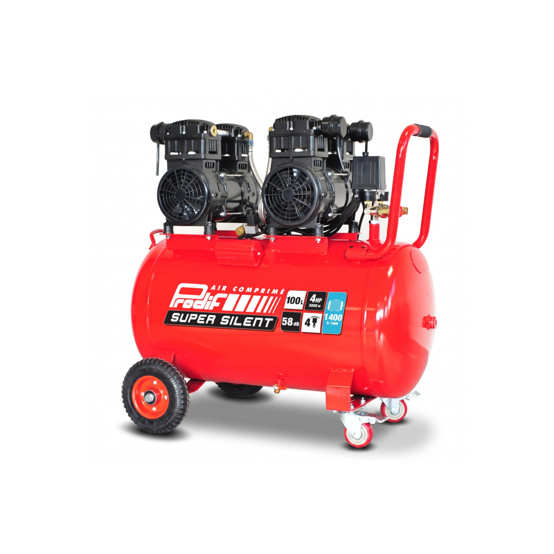 COMPRESSEUR COAXIAL 100L 4CV 58DB