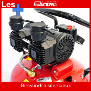 COMPRESSEUR COAXIAL 22L 1.5CV 61DB