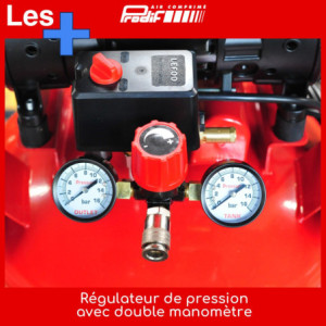 COMPRESSEUR COAXIAL 100L 3CV 65DB