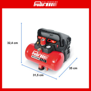 COMPRESSEUR OILLESS 6L - 1,5CV -8 bar