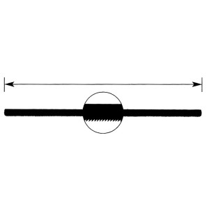 12 LAMES DE SCIE MENAGE 150MM