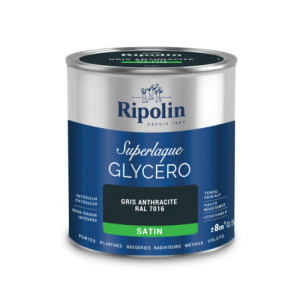 LAQUE GLYCERO GRIS ANTHRACITE RAL 7016 SATIN 0,5L