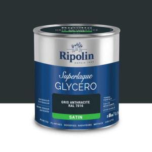 LAQUE GLYCERO GRIS ANTHRACITE RAL 7016 SATIN 0,5L