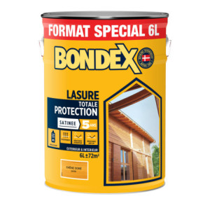 LASURE TOTALE PROTECTION 5 ANS SOLVANTEE CHENE DORE SATIN 6L
