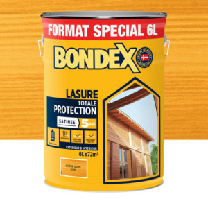 LASURE TOTALE PROTECTION 5 ANS SOLVANTEE CHENE DORE SATIN 6L