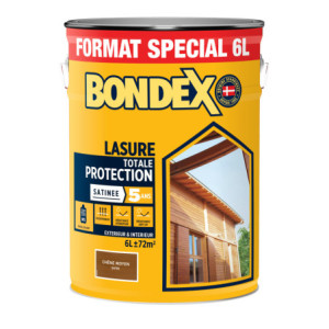 LASURE TOTALE PROTECTION 5 ANS SOLVANTEE CHENE MOYEN SATIN 6L