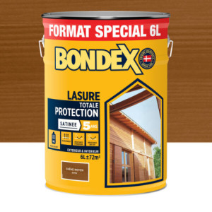 LASURE TOTALE PROTECTION 5 ANS SOLVANTEE CHENE MOYEN SATIN 6L