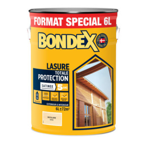 LASURE TOTALE PROTECTION 5 ANS SOLVANTEE INCOLORE SATIN 6L