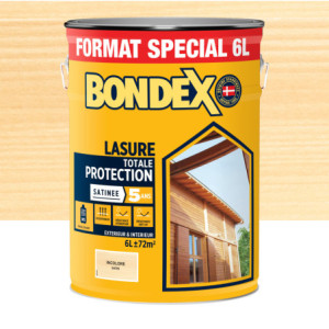 LASURE TOTALE PROTECTION 5 ANS SOLVANTEE INCOLORE SATIN 6L