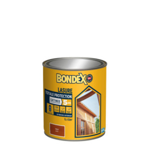 LASURE TOTALE PROTECTION 5 ANS SOLVANTEE TECK SATIN 1L