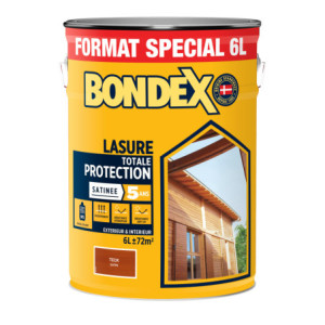 LASURE TOTALE PROTECTION 5 ANS SOLVANTEE TECK SATIN 6L