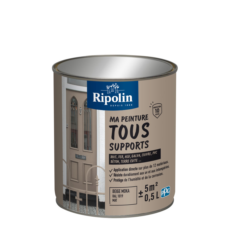 MA PEINTURE TOUS SUPPORTS BEIGE MOKA RAL 1019 MAT 0,5L