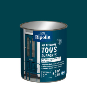 MA PEINTURE TOUS SUPPORTS BLEU ACAPULCO RAL 5020 MAT 0,5L
