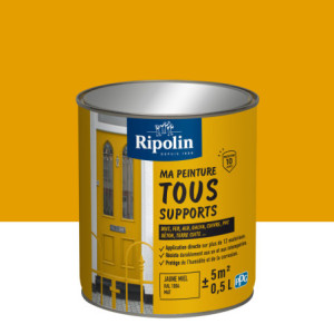 MA PEINTURE TOUS SUPPORTS JAUNE MIEL RAL 1004 MAT 0,5L