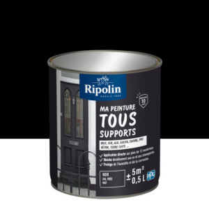 MA PEINTURE TOUS SUPPORTS NOIR RAL 9005 MAT 0,5L