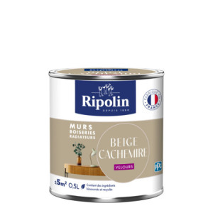 PEINTURE MURS BOISERIES RADIATEURS BEIGE CACHEMIRE VELOURS 0,5L