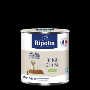 PEINTURE MURS BOISERIES RADIATEURS BEIGE GLAISE SATIN 0,5L