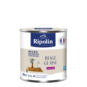 PEINTURE MURS BOISERIES RADIATEURS BEIGE GLAISE VELOURS 0,5L