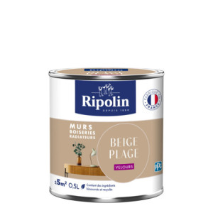PEINTURE MURS BOISERIES RADIATEURS BEIGE PLAGE VELOURS 0,5L