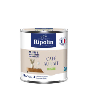 PEINTURE MURS BOISERIES RADIATEURS CAFE AU LAIT SATIN 0,5L