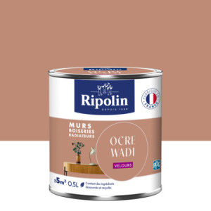 PEINTURE MURS BOISERIES RADIATEURS OCRE WADI VELOURS 0,5L