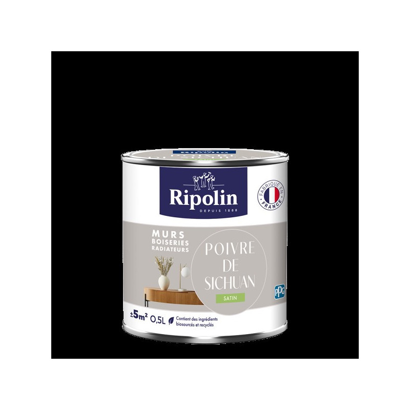 PEINTURE MURS BOISERIES RADIATEURS POIVRE DE SICHUAN SATIN 0,5L