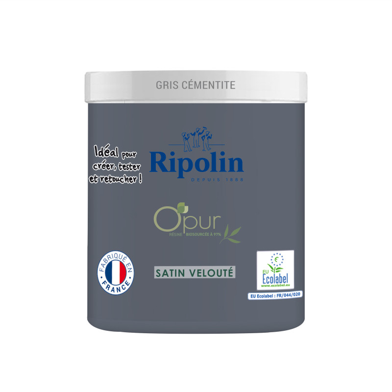 O'PUR TESTEUR GRIS CEMENTITE SATIN VELOUTE 0,075L
