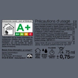 O'PUR TESTEUR GRIS CEMENTITE SATIN VELOUTE 0,075L