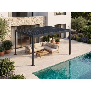 TONNELLE BIOCLIMATIQUE EN ACIER 3X4M