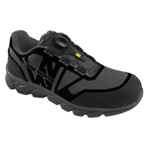 Chaussures basses de sécurité NURMI - Noir/jaune fluo Taille 45