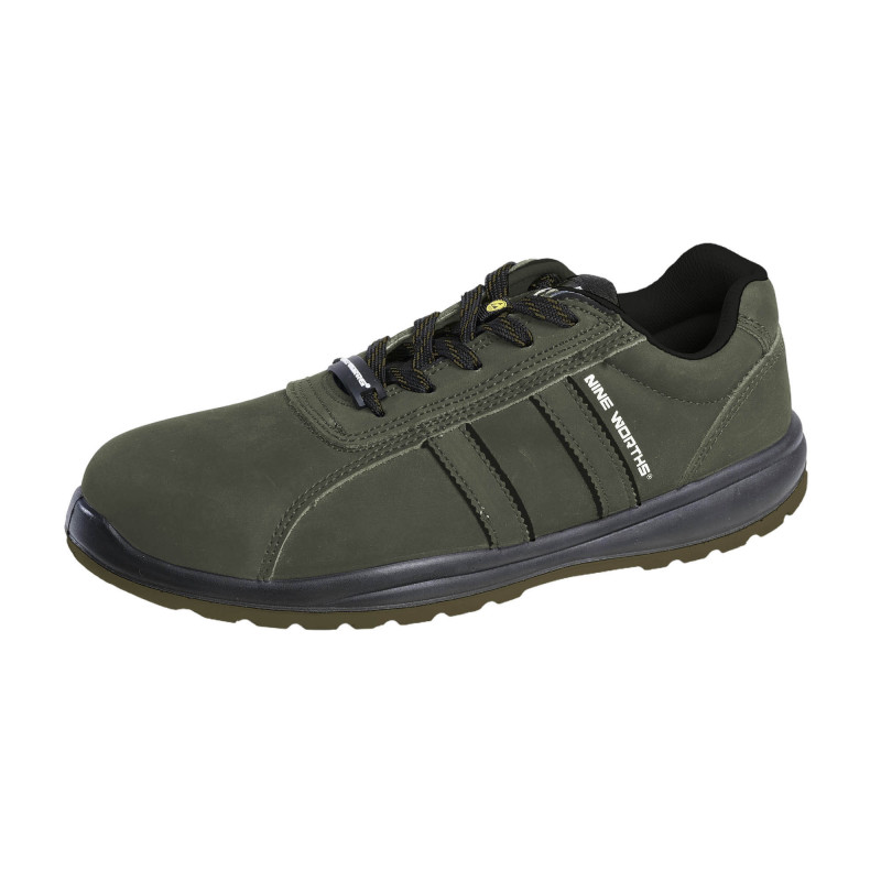 Chaussures basses de sécurité ARADO - Kaki/noir Taille 40