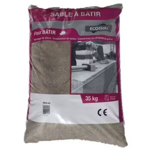 SABLE À BÂTIR GRIS 35 KG