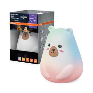 VEILLEUSE POUR ENFANTS NIGHTLUX TOUCH RGBW BEAR USB C