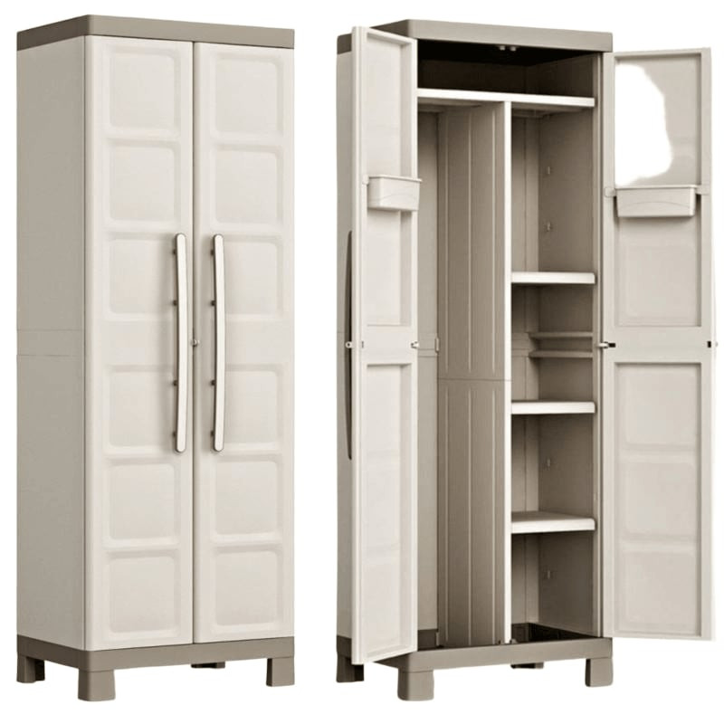 Armoire utilitaire Keter Excellence portes ouvertes, étagères réglables et intérieur spacieux pour u