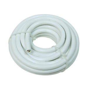 Câble souple 5mètres 3G1mm2 blanc