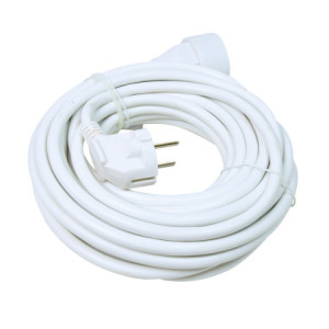 Prolongateur 10mètres 3G1,5mm²  blanc